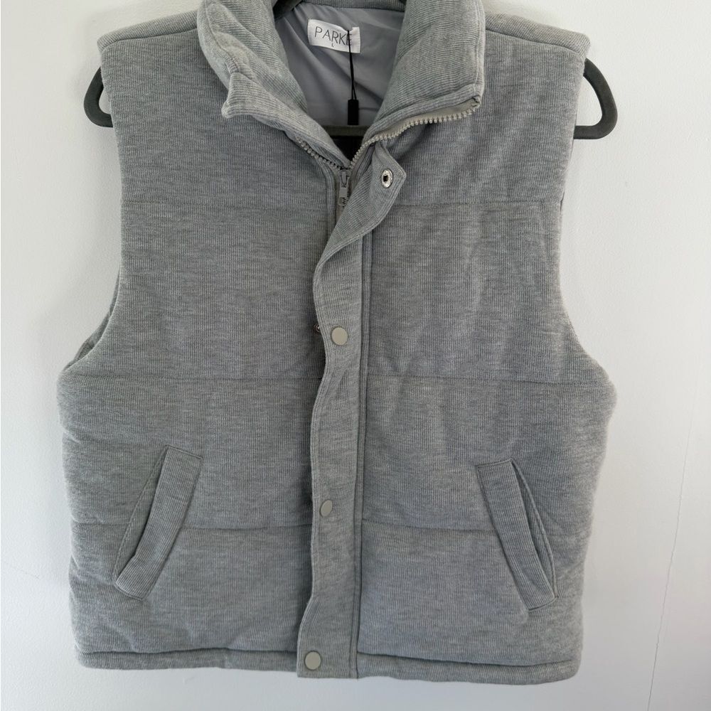 Parke Women's Classic Gray Vest large